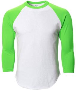 neon green baseball jersey